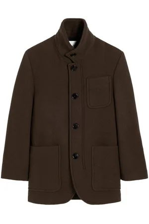 Ami High-neck wool coat