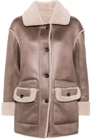 Urban Code Faux-shearling trim coat