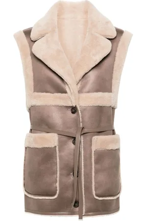 Urban Code Belted gilet coat