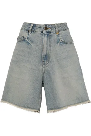 We11 Done Washed denim short