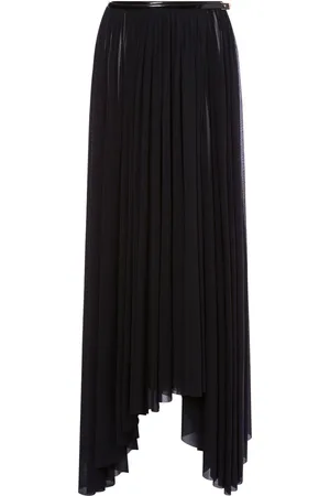 Serafini Semi-sheer wrap maxi skirt