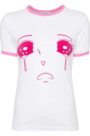 pushBUTTON Pink Rib Point T-shirt