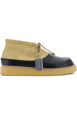 Marni Logo-tag leather ankle boots
