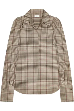 DRIES VAN NOTEN Cuffed checked shirt