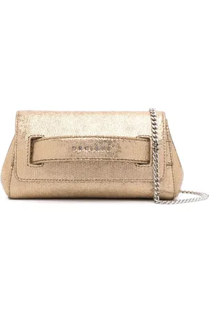 Orciani Logo-lettering clutch bag