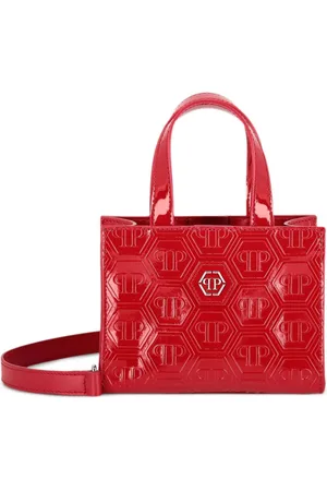 Philipp Plein Monogram patent tote bag
