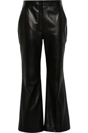 Jil Sander Straight-leg leather trousers