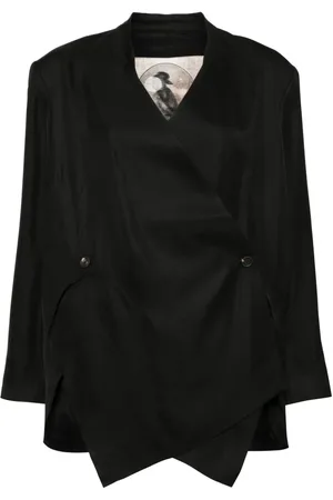 ZIGGY CHEN Asymmetric long sleeve blazer