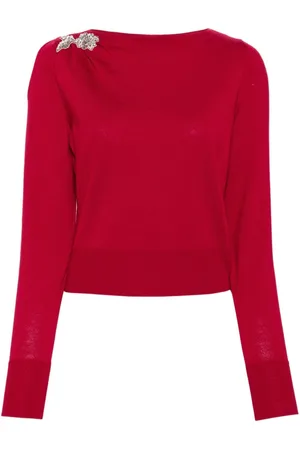 Erdem Appliqué wool sweater