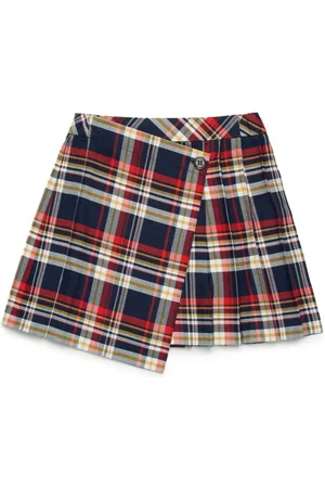MAX&Co. Kids Checked cotton skirt