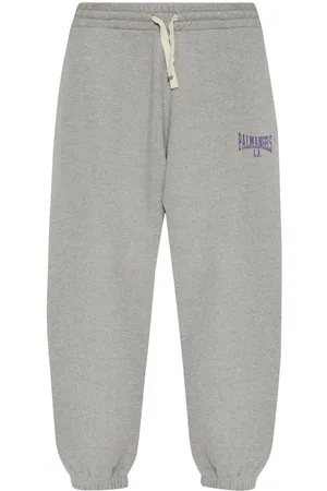 Palm Angels Logo-print cotton track pants