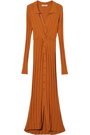 Twin-Set Gathering-detailing dress
