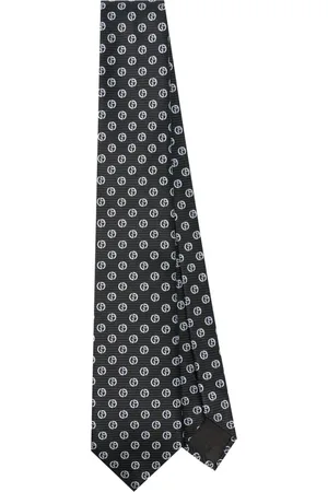 Giorgio Armani Logo-jacquard tie
