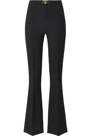 Elisabetta Franchi Horsebit-detail flared trousers