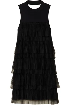 Twin-Set Tulle-ruffled dress