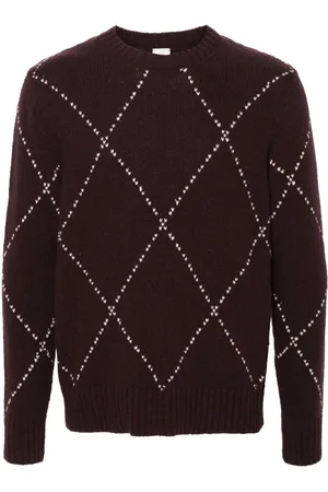 ELEVENTY Argyle-patterned sweater