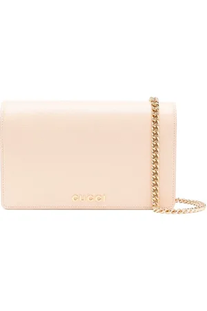 Gucci Logo-lettering clutch bag