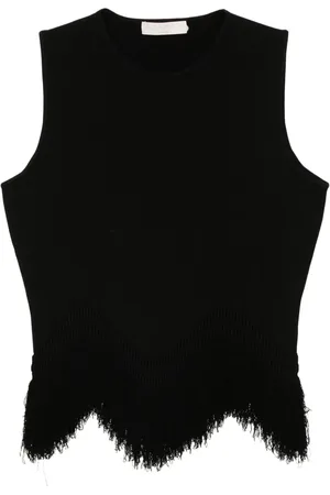 ULLA JOHNSON Koa fringed top