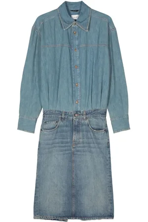 haikure Joelle midi denim dress