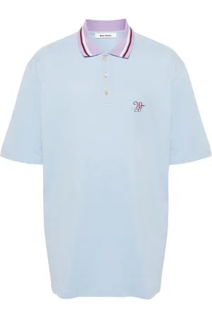 WALES BONNER Air piqué polo shirt