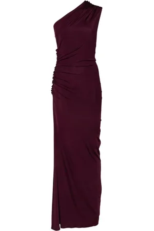 Atlein Ruched maxi dress