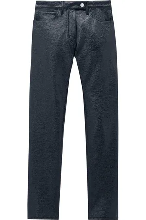 Courrèges Slim-fit vinyl trousers