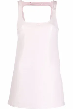 Courrèges Sleeveless vinyl mini dress