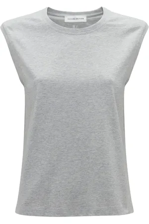 Victoria Beckham Sleeveless organic cotton top