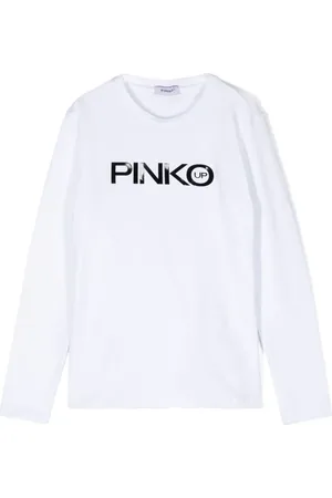 Pinko Flock logo long-sleeve T-shirt