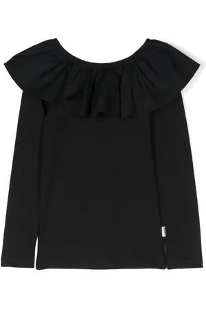 Molo Renate ruffle-collar T-shirt