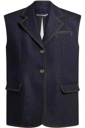 Etro Lurex denim vest