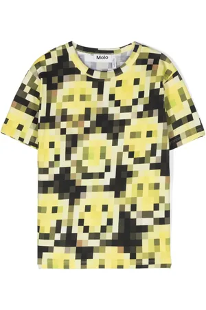 Molo Riley pixelated-print T-shirt