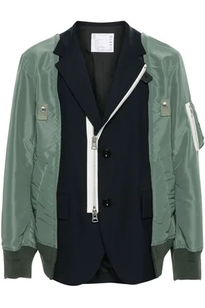 SACAI Suiting-style panelled jacket