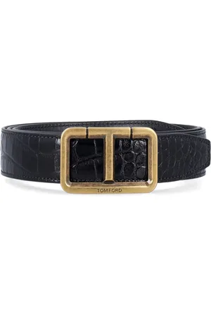 Tom Ford Score T crocodile-embossed belt