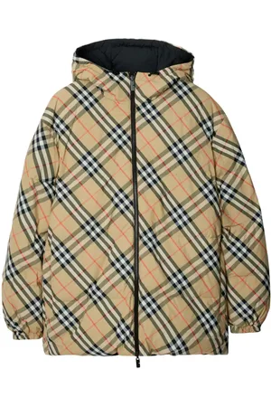 Burberry Reversible check nylon puffer jacket