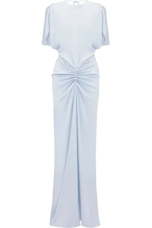 Victoria Beckham Gathered V-back gown
