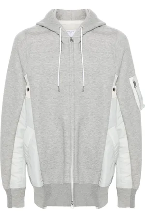 SACAI Mélange-effect hoodie