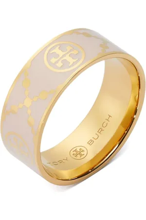Tory Burch T Monogram enamel ring