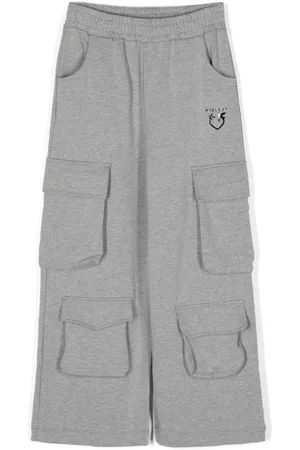 Pinko Flocked-logo trousers