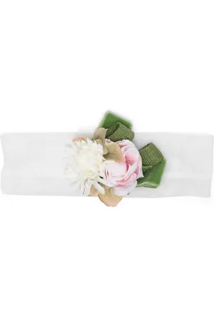 COLORICHIARI Floral-appliqué headband