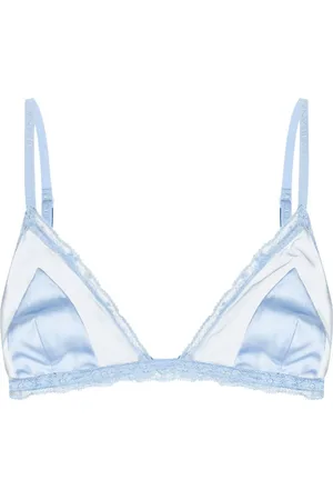 Dolce & Gabbana Lace-trimmed satin bra
