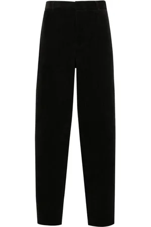 Emporio Armani Ribbed velour trousers
