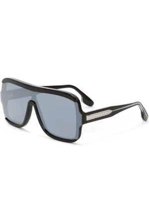 Victoria Beckham Layered mask-frame sunglasses