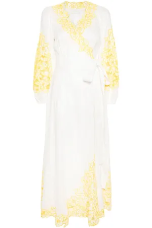 ZIMMERMANN Golden midi dress
