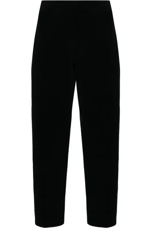 Emporio Armani Ribbed velour trousers