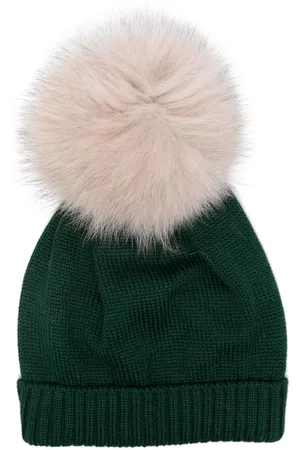 COLORICHIARI Pompom-detail beanie