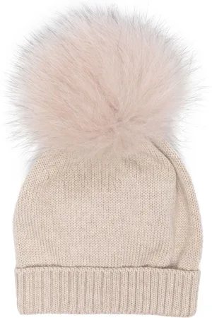 COLORICHIARI Pompom-detail beanie