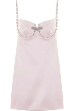 Self-Portrait Diamante mini dress