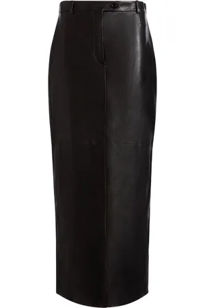 Bally Leather pencil skirt