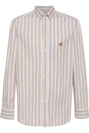 Etro Pegaso embroidery shirt
